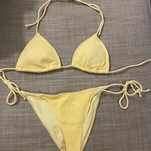 Forever 21 Yellow Bikini